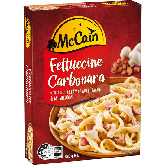 Fettuccine Carbonara Frozen Meal | 375g | Mccain | YG-006951-MC-980253