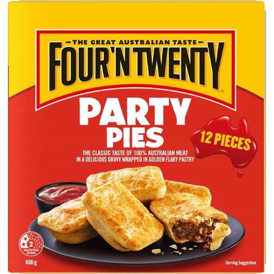 Party Pies Frozen | 12 Pack | Four'n Twenty | YG-006848-MC-980291