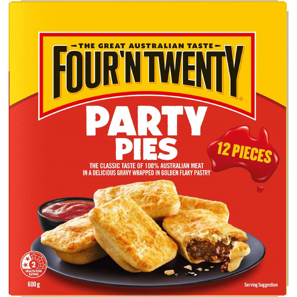 Party Pies Frozen | 12 Pack | Four'n Twenty | YG-006848-MC-980291