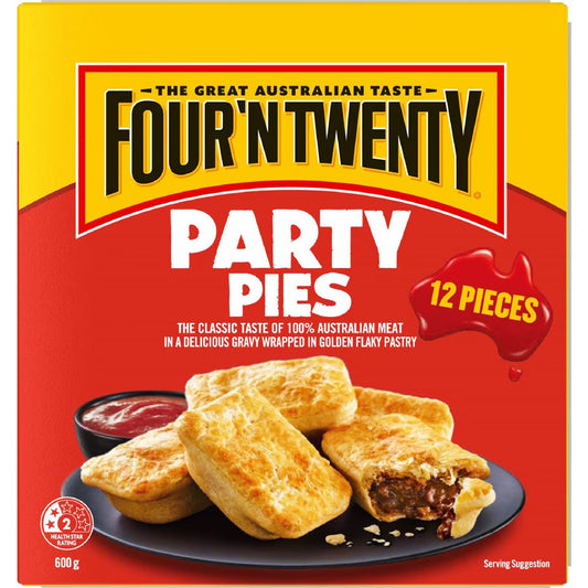 Party Pies Frozen | 12 Pack | Four'n Twenty | YG-006848-MC-148884