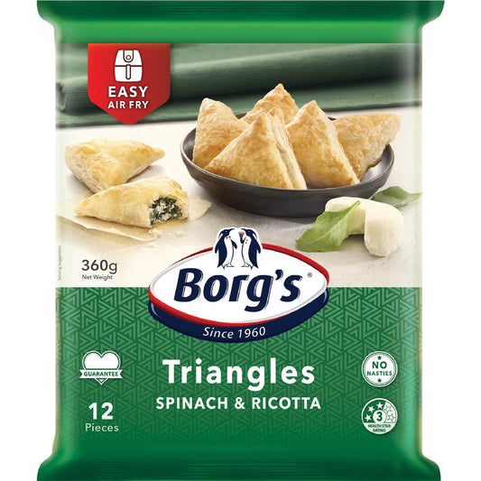 Triangles Spinach & Ricotta Triangles Spinach & Ricotta | 360g | Borg's | YG-007000-WW-135594