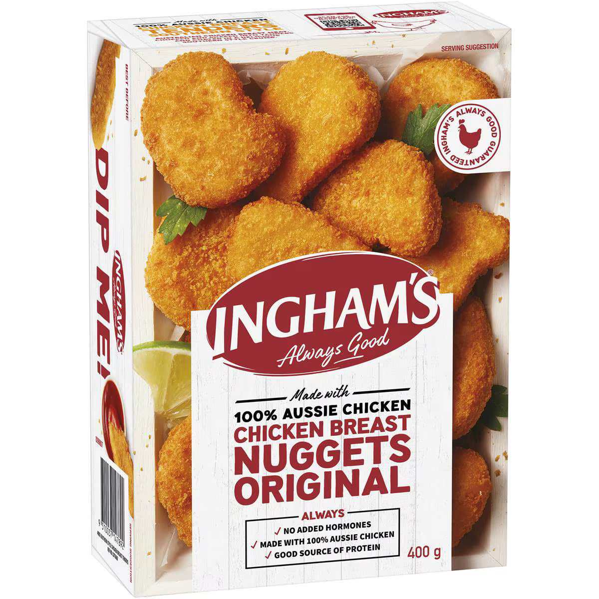 Crumbed Chicken Breast Nuggets | 400g | Ingham's | YG-112245-MC-980298