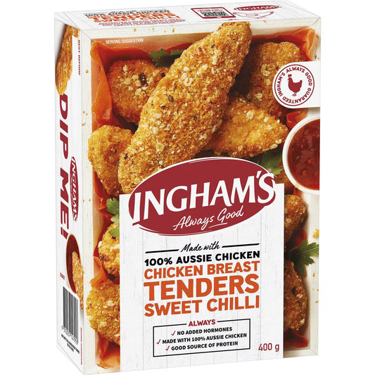 Frozen Chicken Breast Tenders Sweet Chilli | 400g | Ingham's | YG-112244-MC-980296
