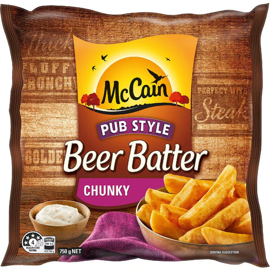 Pub Styles Beer Batter Chunky Chips | 750g | Mccain | YG-006849-WW-135651