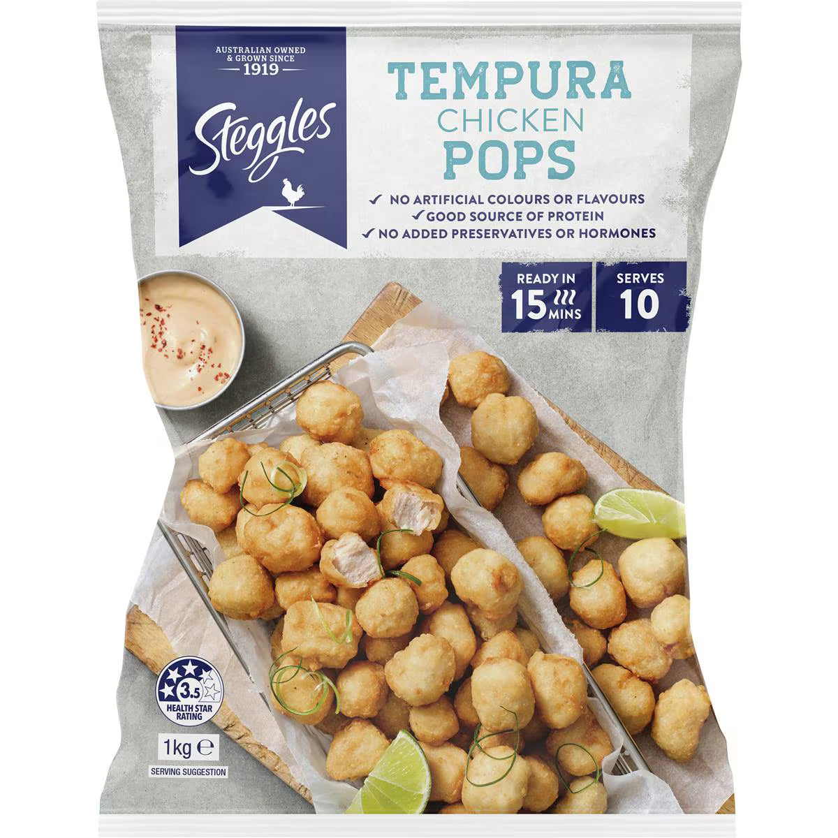 Chicken Pops Tempura | 1kg | Steggles | YG-112226-MC-980010