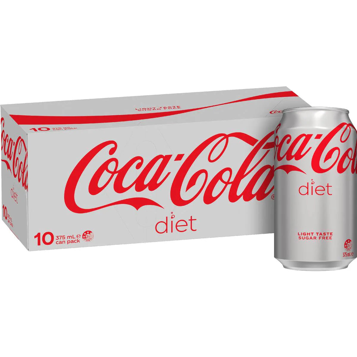 Diet Soft Drink Cans | 375ml x 10 Pack | Coca-Cola | YG-006741-WW-135867