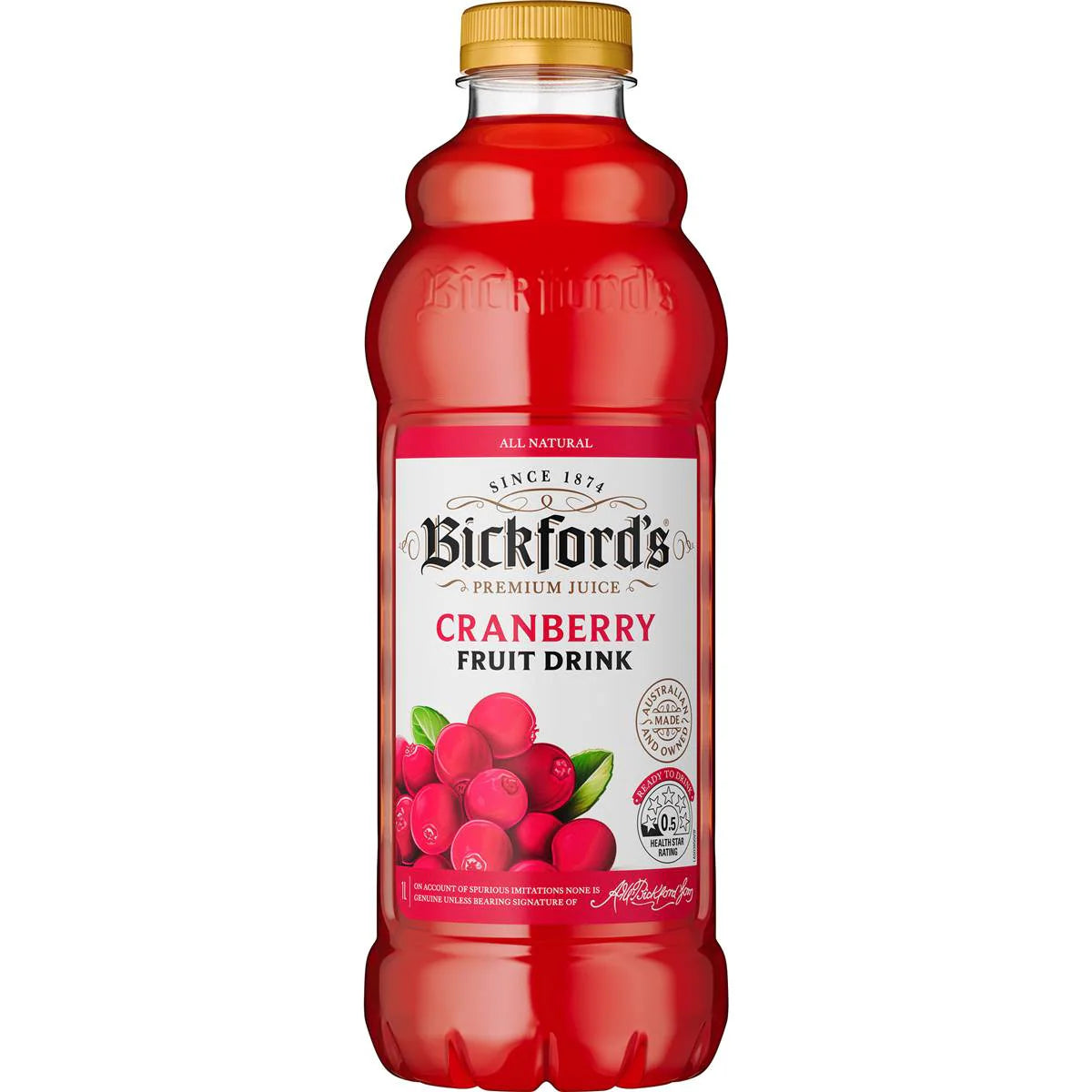 Cranberry Juice Drink | 1L | Bickford's | YG-112447-MC-975534