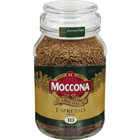 Freeze Dried Instant Coffee Espresso Style Bold & Intense | 400g | Moccona | YG-111901-MC-977902