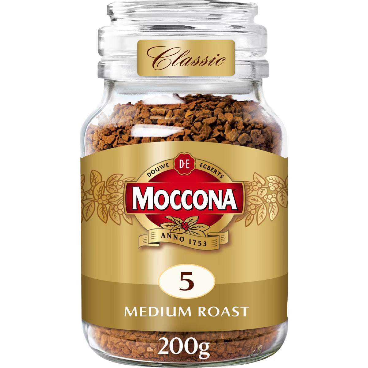 Freeze Dried Instant Coffee Classic Medium Roast | 200g | Moccona | YG-111896-MC-977888