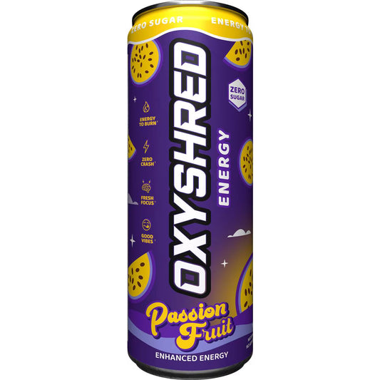 Energy Drink Passionfruit Can | 355ml | Oxyshred | YG-111509-MC-975605