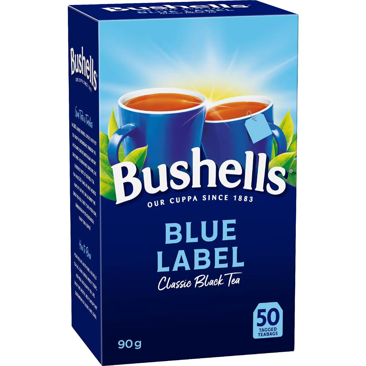 Blue Label Classic Black Tea Bags | 50 Pack | Bushells | YG-111888-MC-977863