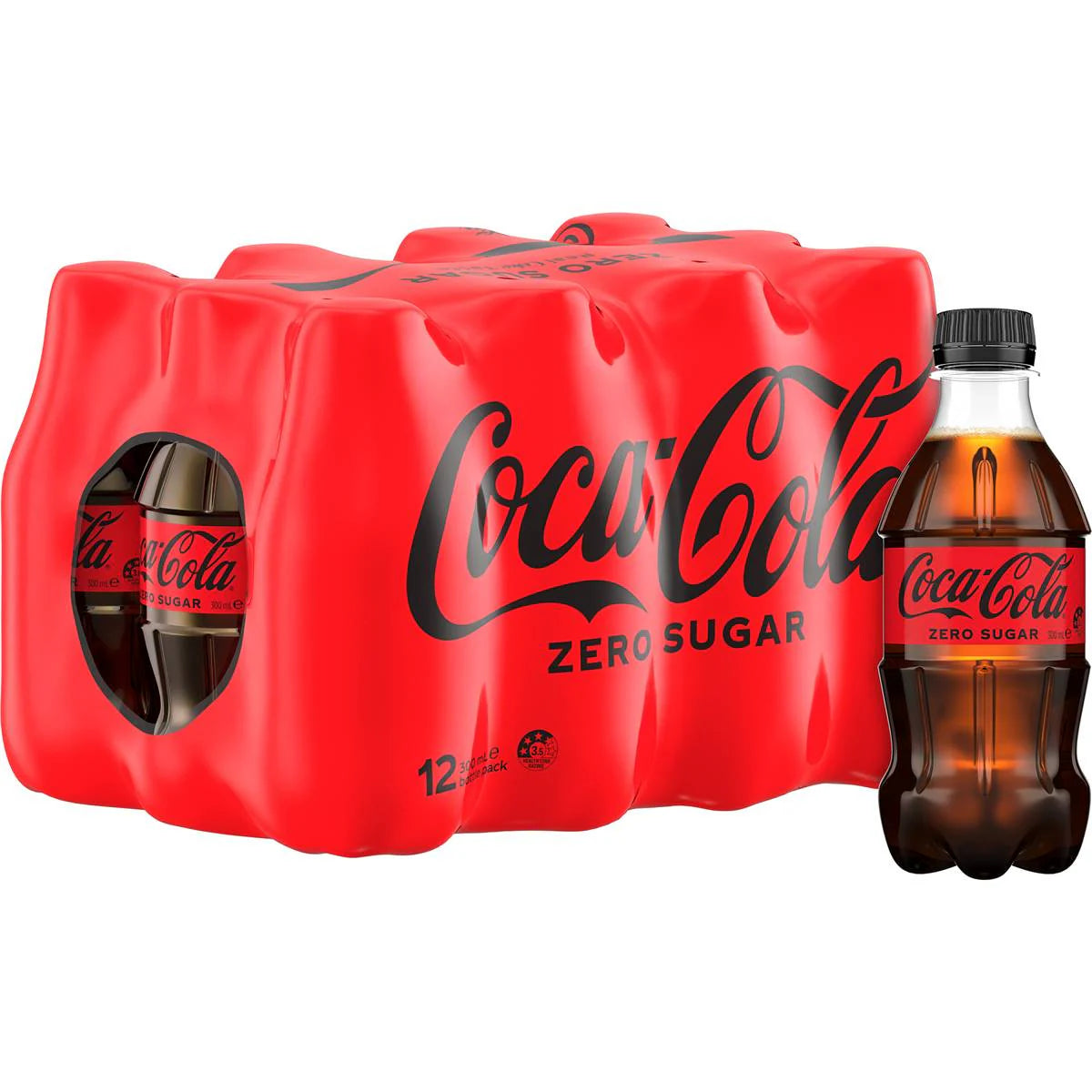 Zero Sugar Soft Drink Mini Bottles | 300ml x 12 Pack | Coca-Cola | YG-111539-MC-975704