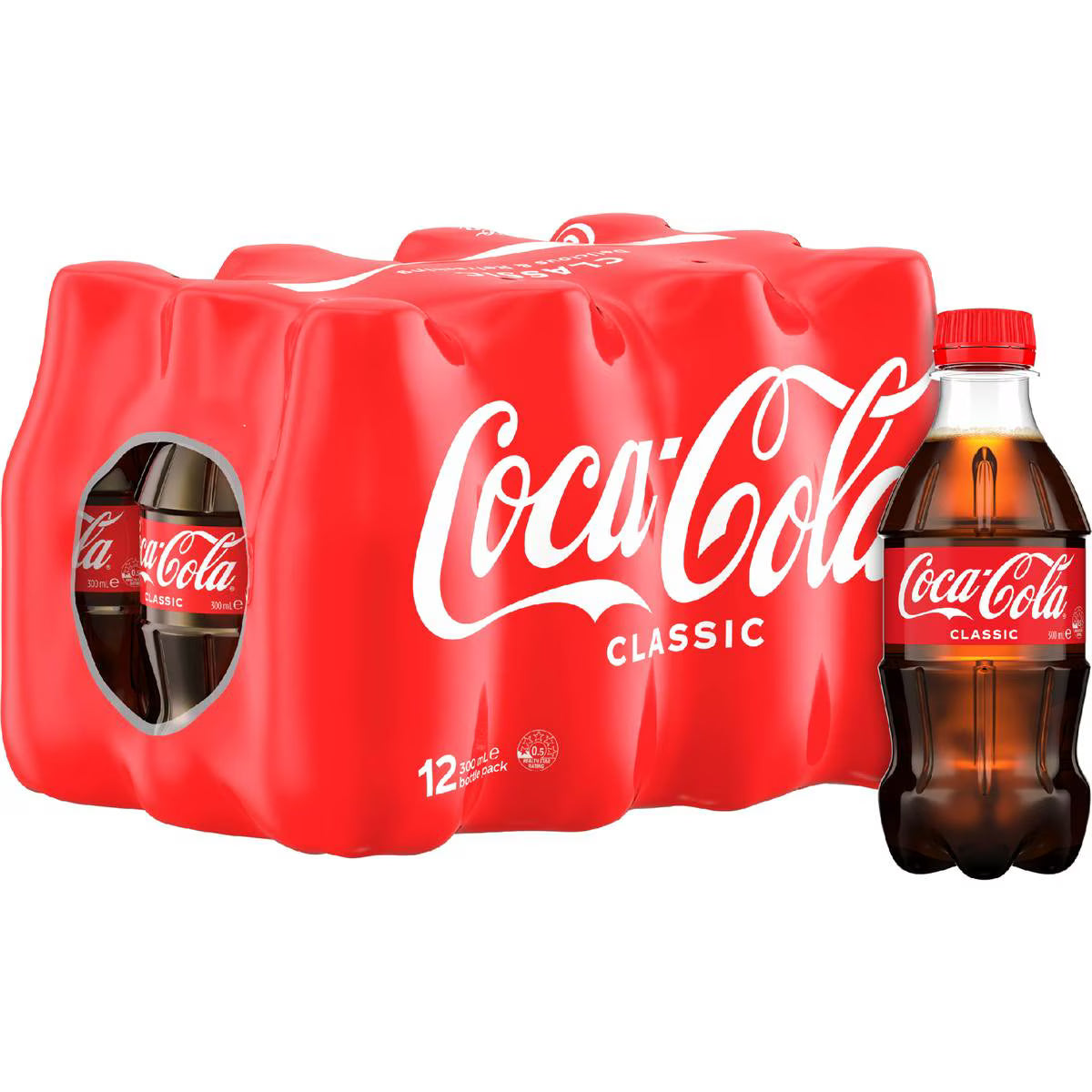 Classic Soft Drink Mini Bottles | 300ml x 12 Pack | Coca-Cola | YG-006820-MC-975703
