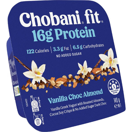 16g Flip Protein Greek Yogurt Vanilla Choc Almond | 140g | Chobani | YG-113168-MC-981116