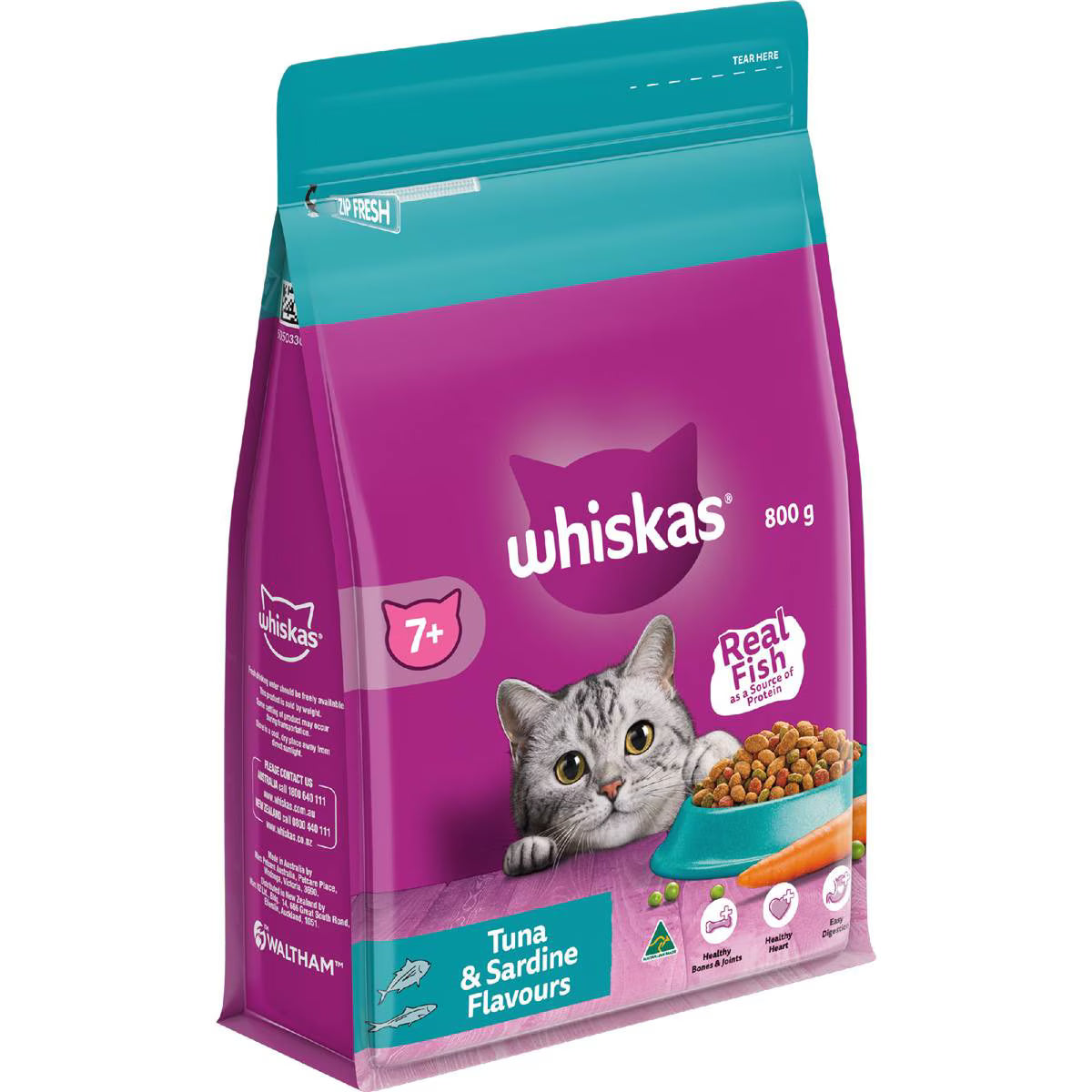 7 Plus Dry Cat Food Tuna & Sardine | 800g | Whiskas | YG-112978-MC-978806