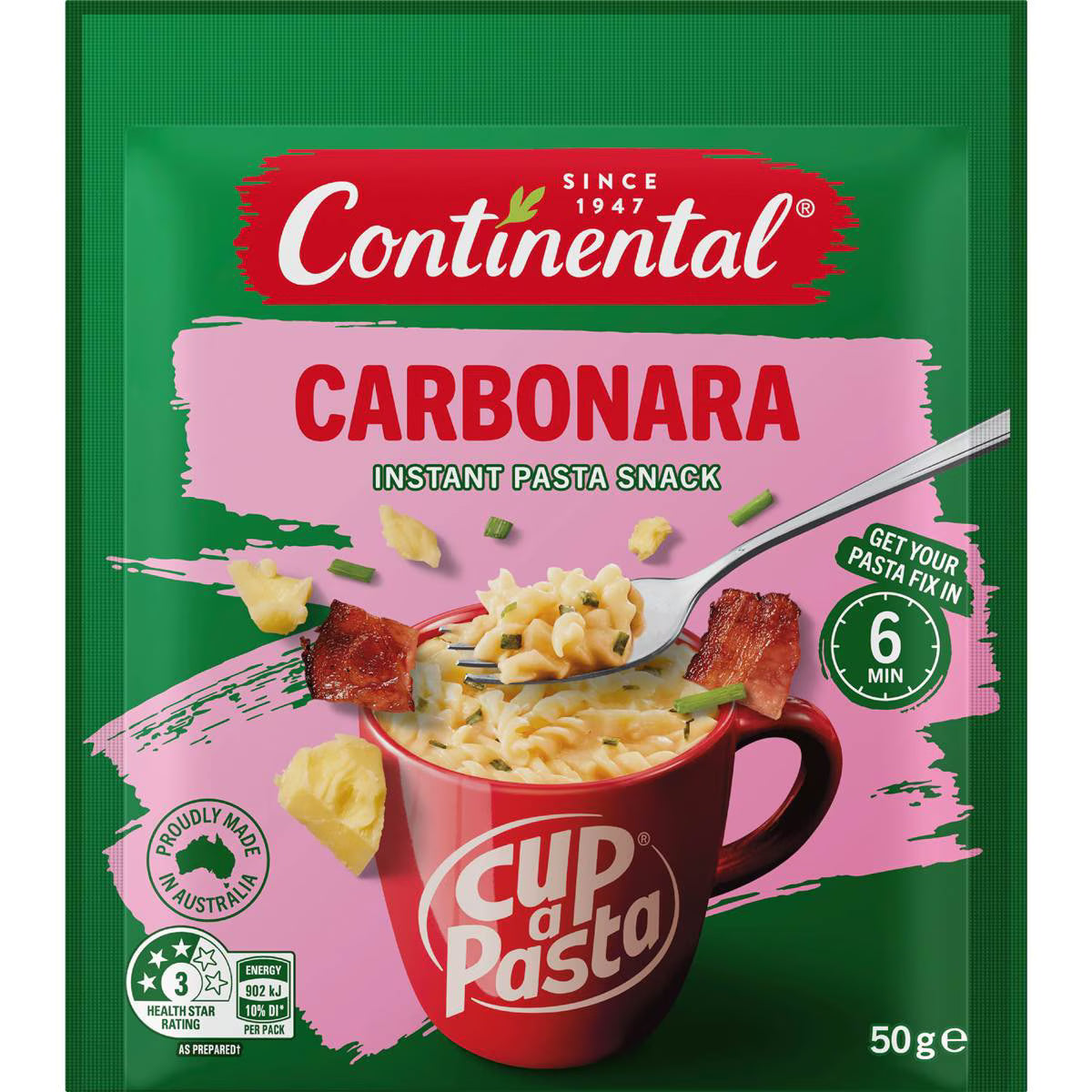 Cup A Pasta Carbonara | 50g | Continental | YG-112833-MC-978189