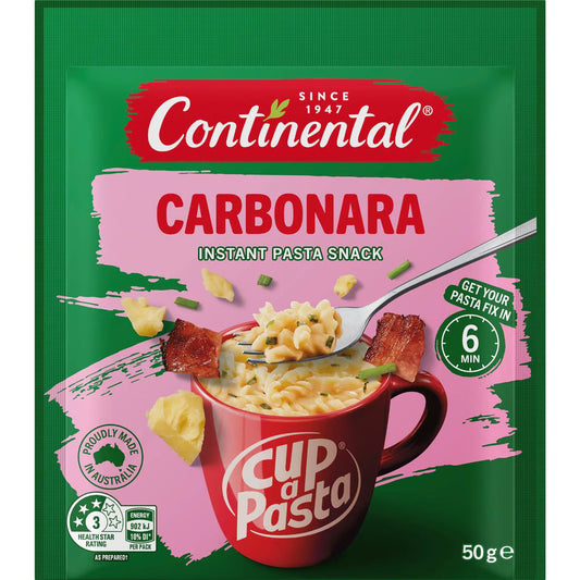 Cup A Pasta Carbonara | 50g | Continental | YG-112833-MC-978189