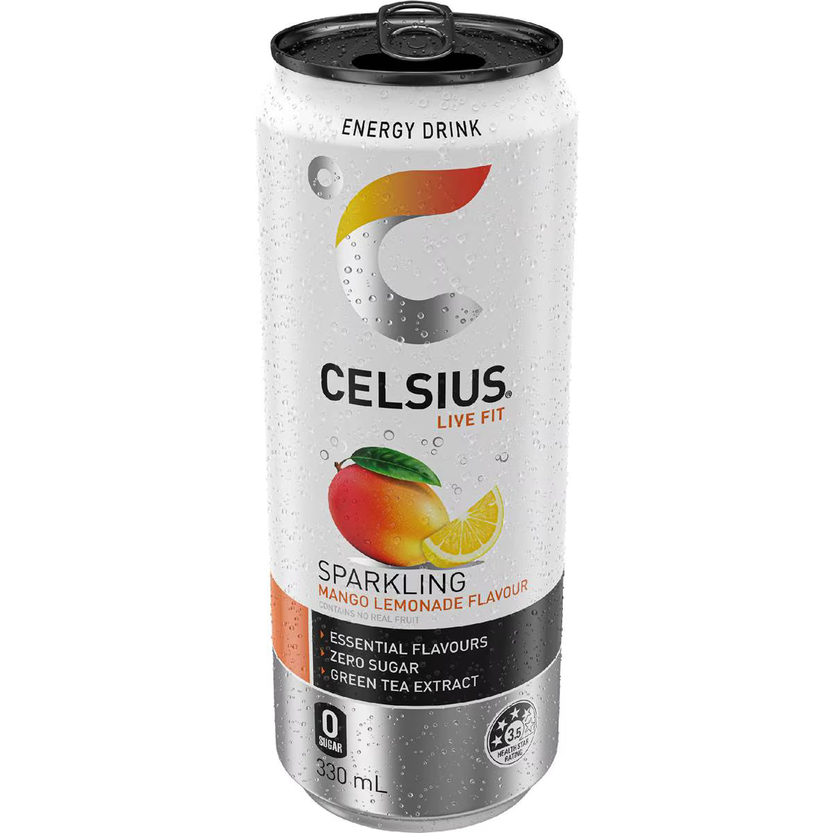 Sparkling Energy Drink Mango Lemonade | 300ml | Celsius | YG-111458-MC-975459