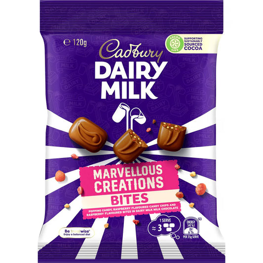 Dairy Milk Chocolate Marvellous Creations Bites Bag | 120g | Cadbury | YG-111797-MC-977574