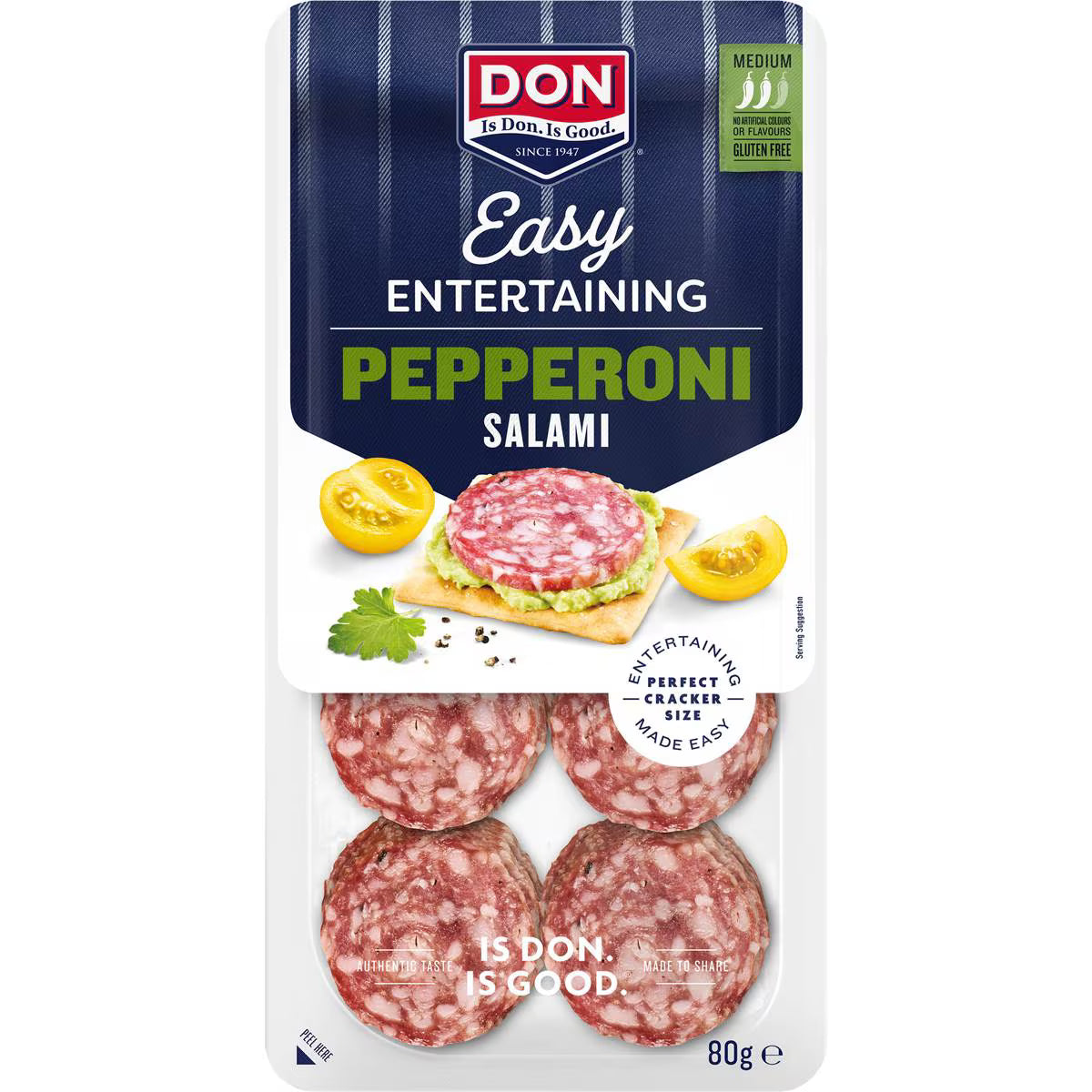 Easy Entertaining Pepperoni Salami | 80g | Don | YG-112327-MC-980817