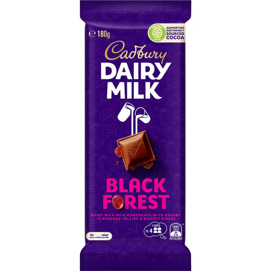 Dairy Milk Black Forest Chocolate Block | 180g | Cadbury | YG-112658-MC-977532