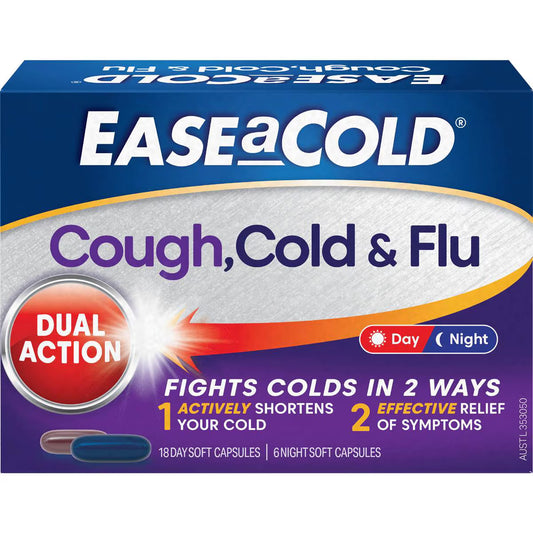 Tablets Cough Cold & Flu | 24 Pack | Easeacold | YG-008256-WW-157825
