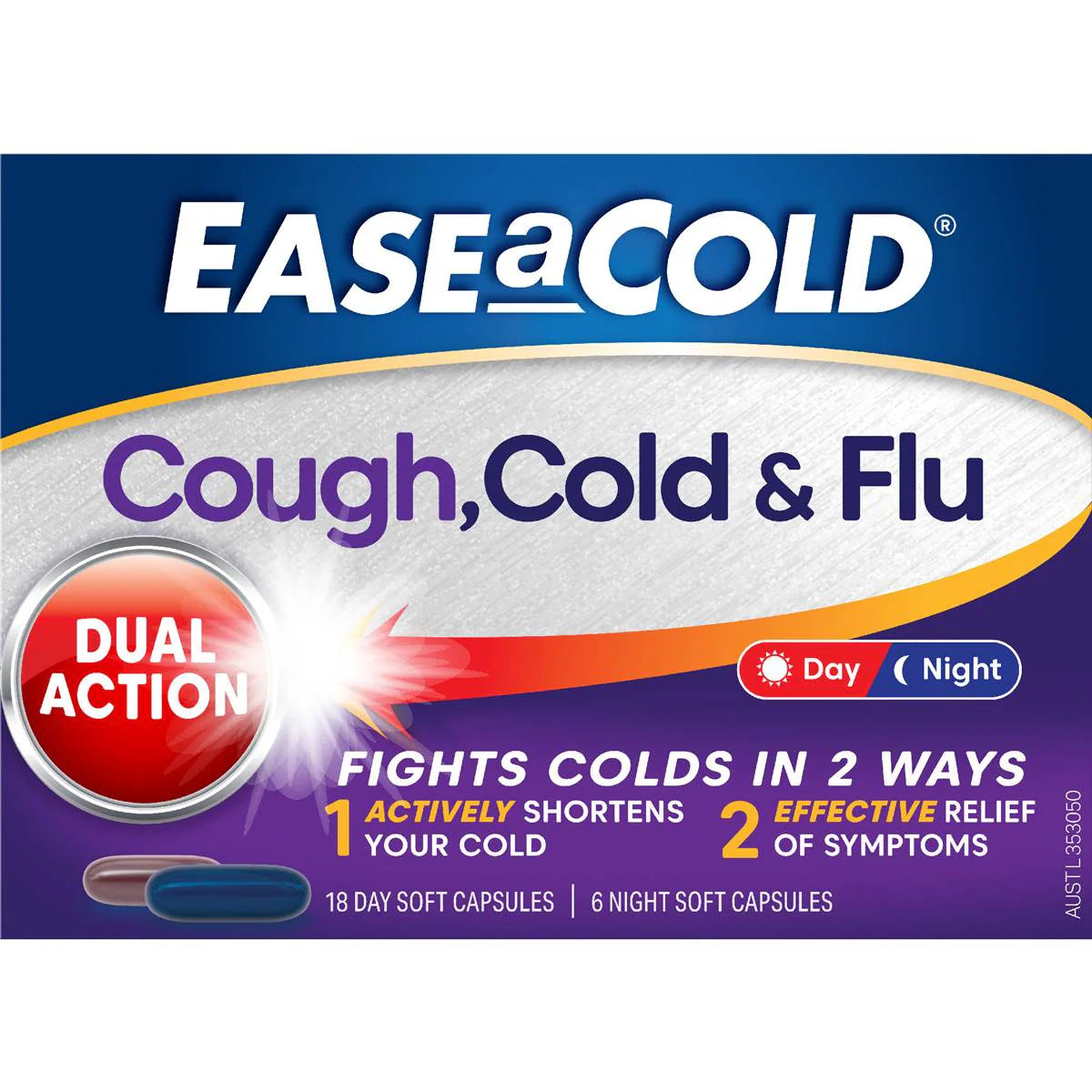 Tablets Cough Cold & Flu | 24 Pack | Easeacold | YG-008256-WW-157825