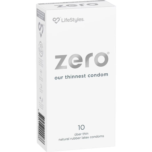 Zero Uber Thin Condoms | 10 Pack | Lifestyles | YG-111929-MC-977978