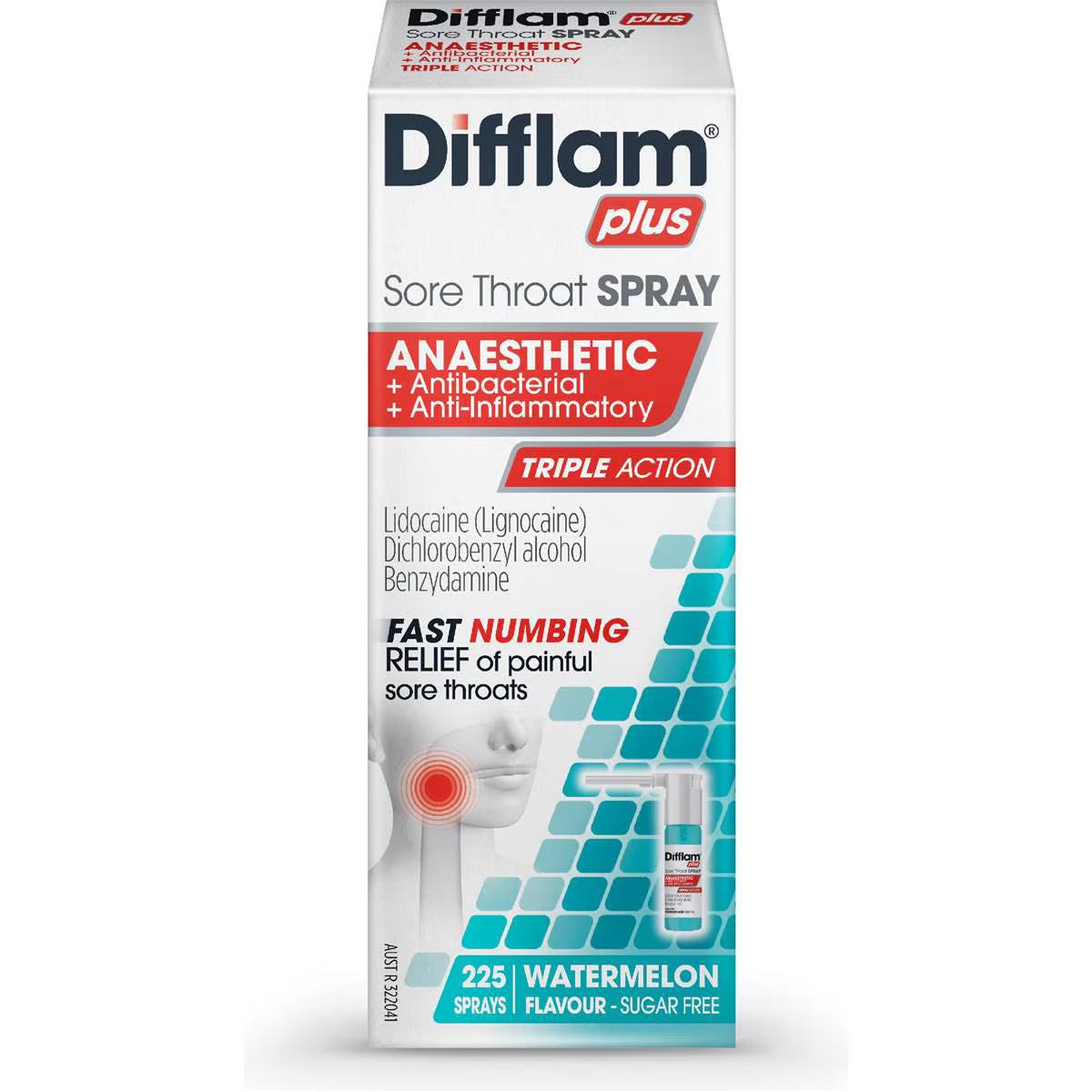 Plus Anaesthetic Spray | 30ml | Difflam | YG-111942-MC-978010