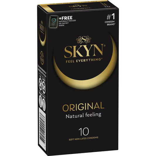 Original Natural Feeling Non-Latex Condoms | 10 Pack | Skyn | YG-111930-MC-977980