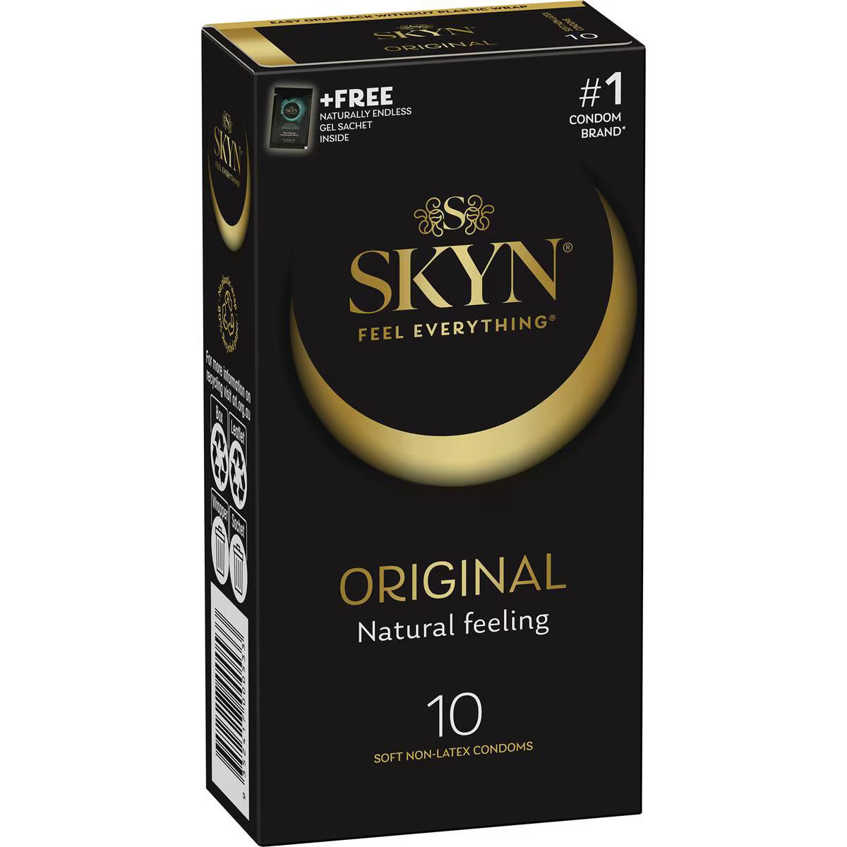 Original Natural Feeling Non-Latex Condoms | 10 Pack | Skyn | YG-111930-MC-977980