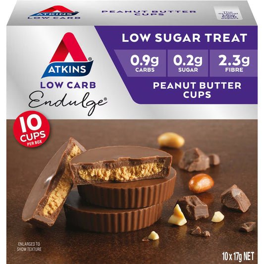 Endulge Peanut Butter Cups | 10 Pack | Atkins | YG-111712-MC-977332