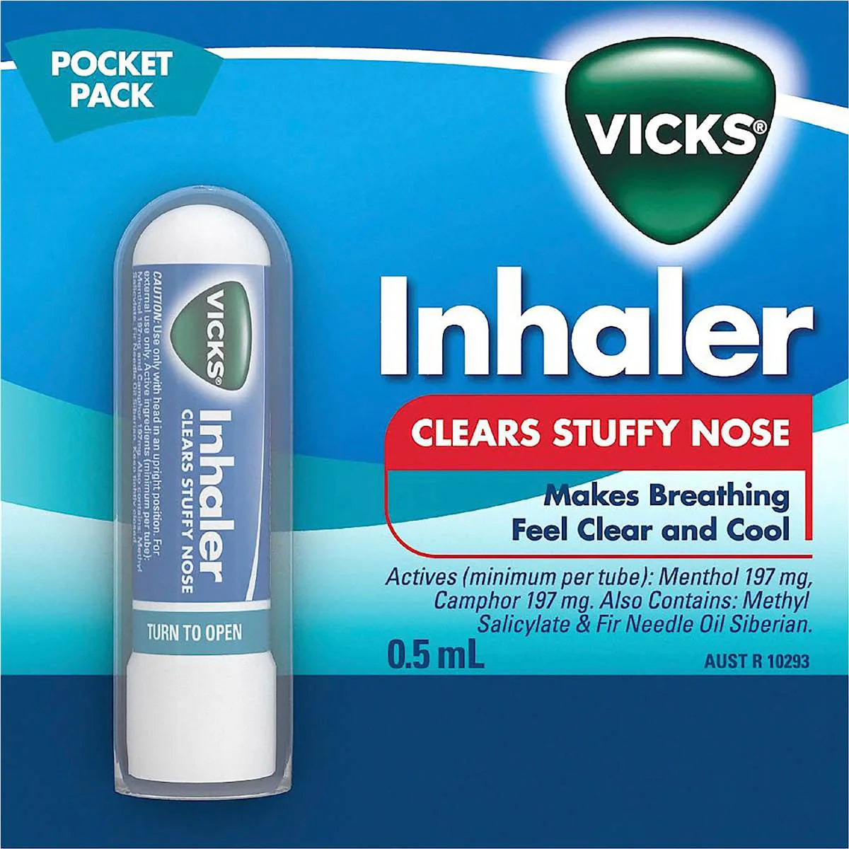 Nasal Decongestant Inhaler | 0.5ml | Vicks | YG-008241-WW-158730