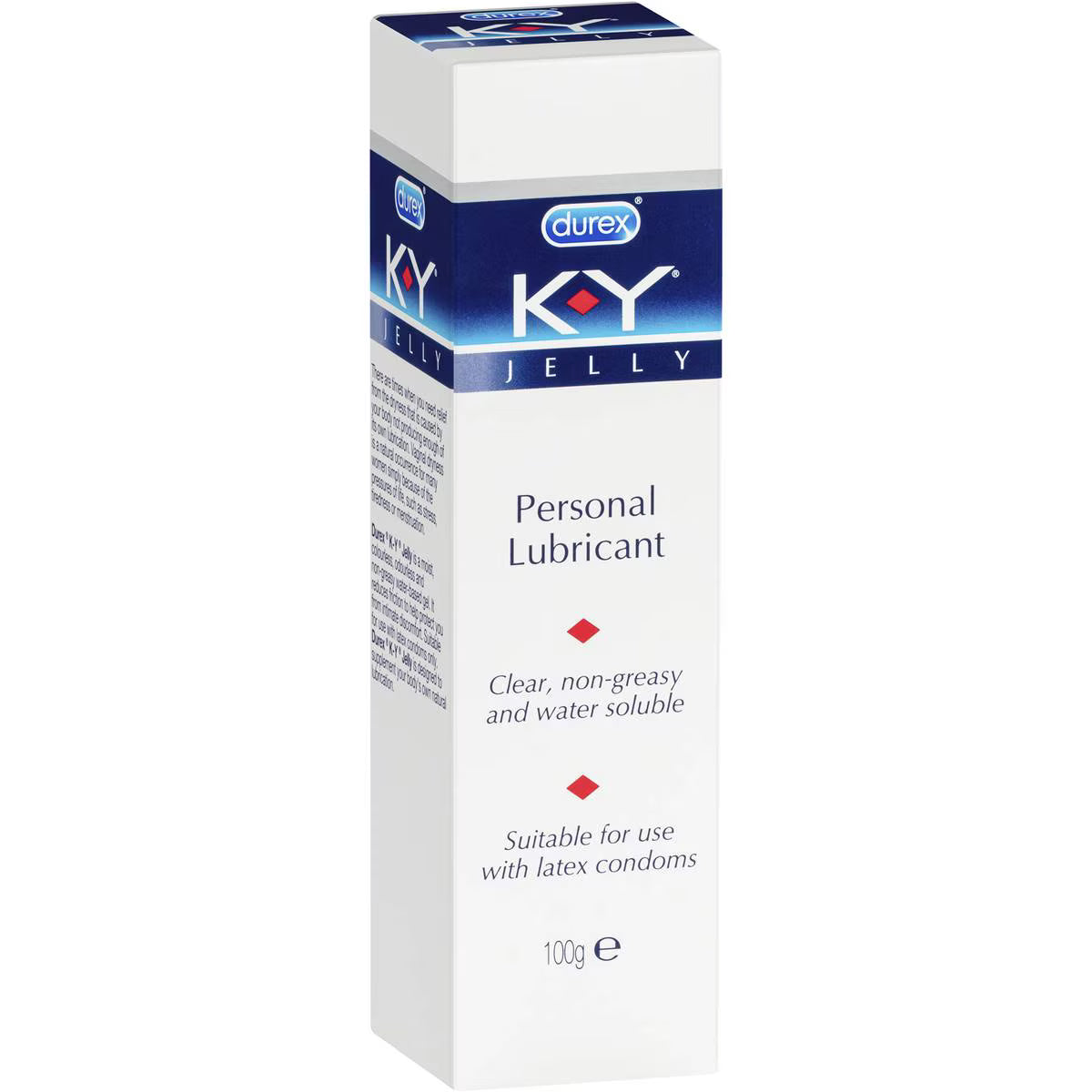 Ky Personal Lubricant Gel For Use With Condoms | 100g | Durex | YG-111927-MC-977976