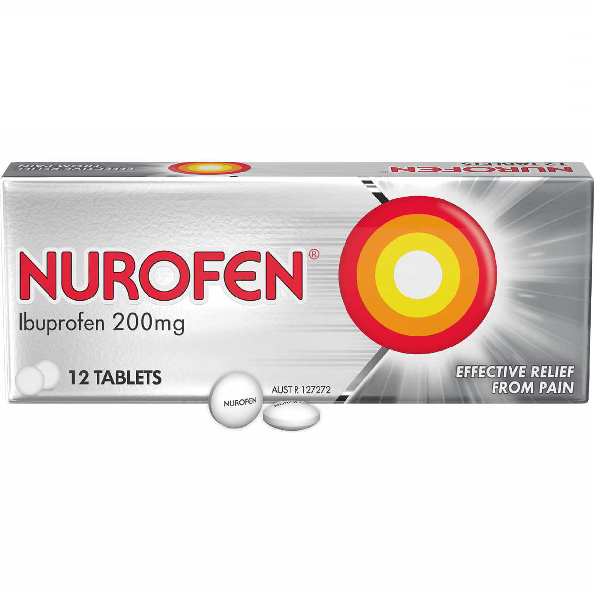Pain & Inflammation Relief Tablets 200mg Ibuprofen | 12 Pack | Nurofen | YG-112793-MC-978013