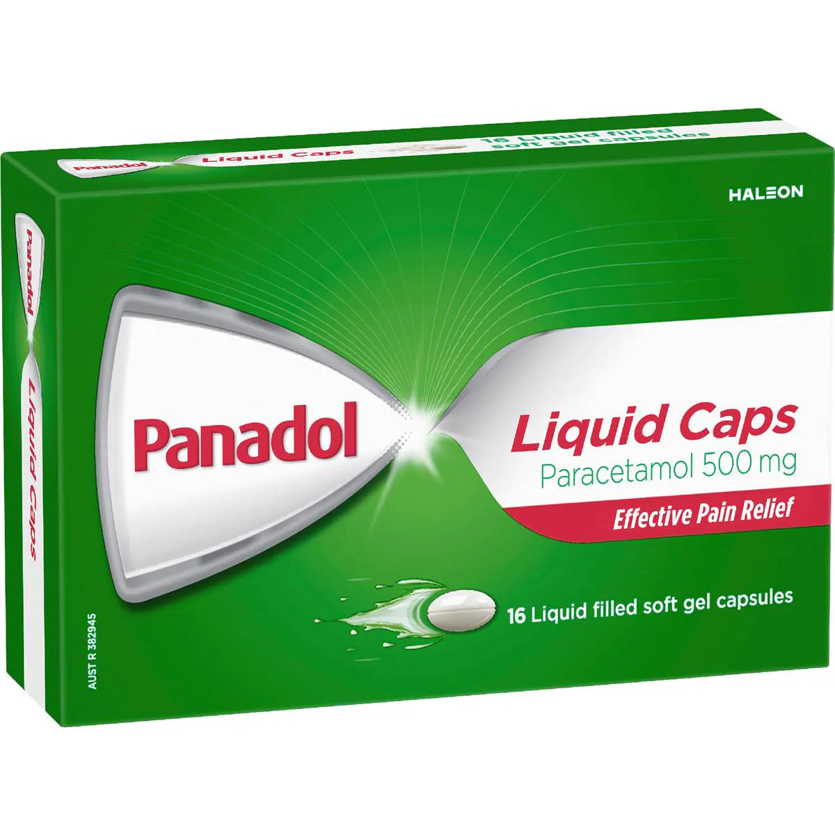 Liquid Capsules With Paracetamol 500mg | 16 Pack | Panadol | YG-111938-MC-977996