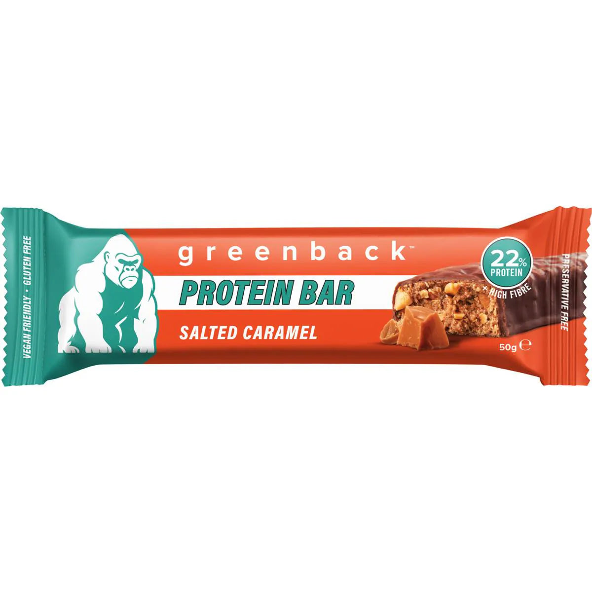 Salted Caramel Protein Bar | 50g | Greenback | YG-111697-MC-977291