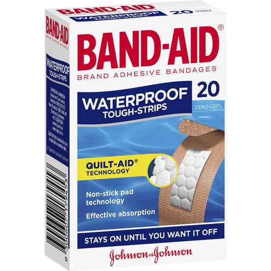 Waterproof Tough Strips | 20 Pack | Band-Aid | YG-111912-MC-977935