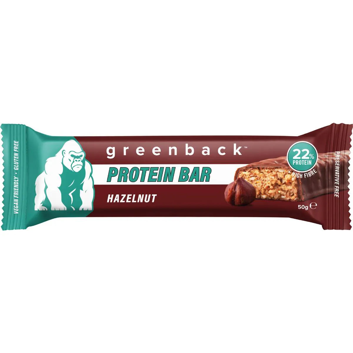 Hazelnut Protein Bar | 50g | Greenback | YG-111696-MC-977290