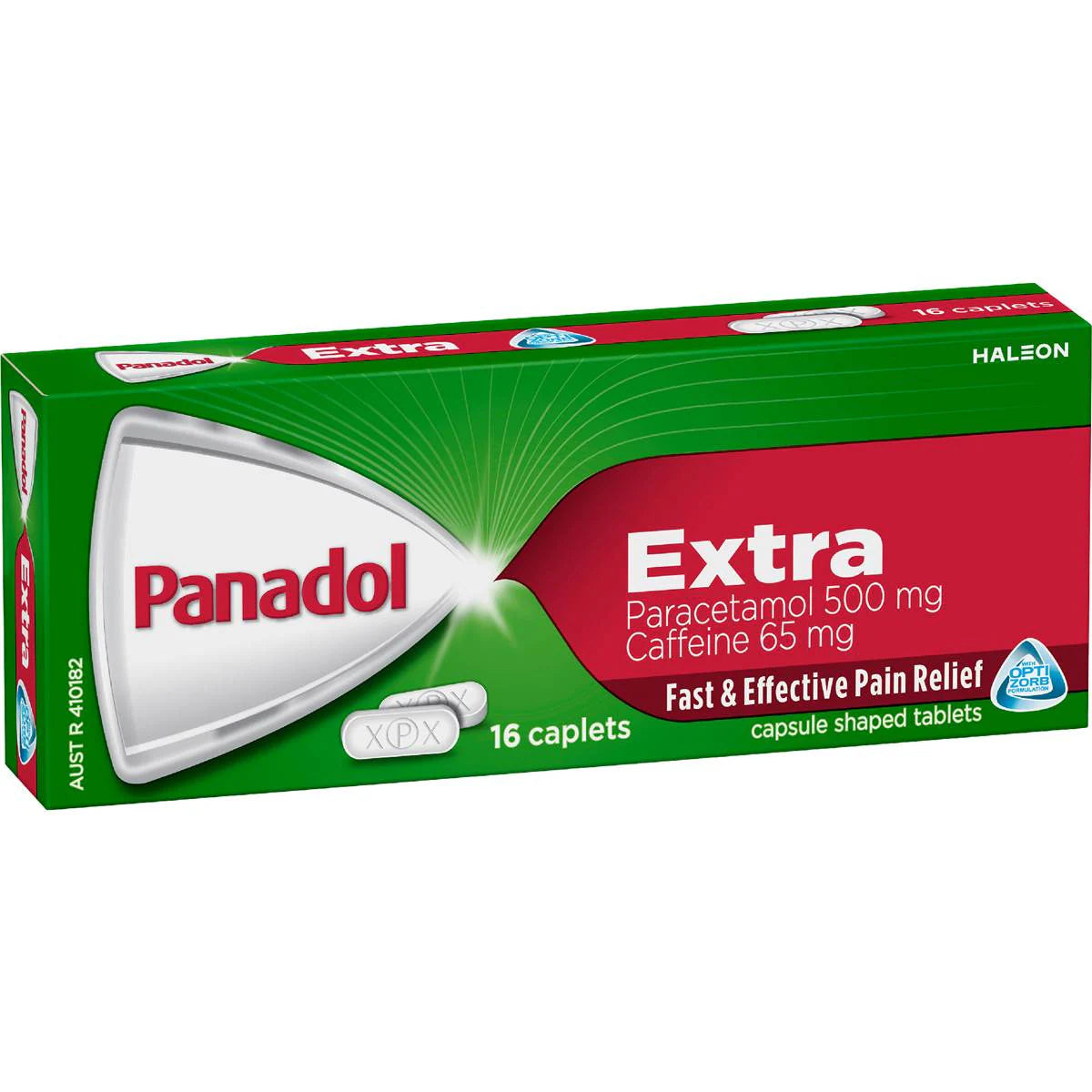 Extra For Pain Relief Paracetamol & Caffeine 500mg | 16 Pack | Panadol | YG-111939-MC-978001