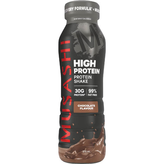 High Protein Shake Chocolate 99 Fat Free, | 375ml | Musashi | YG-111842-MC-977725