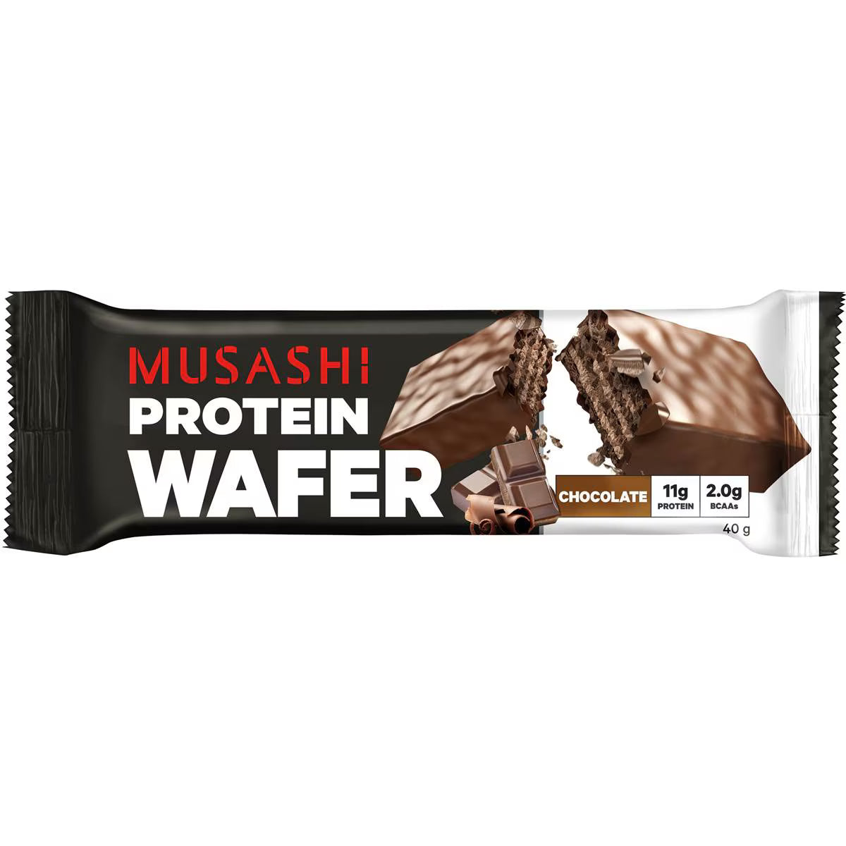 Wafer Protein Bar Chocolate | 40g | Musashi | YG-112608-MC-977305