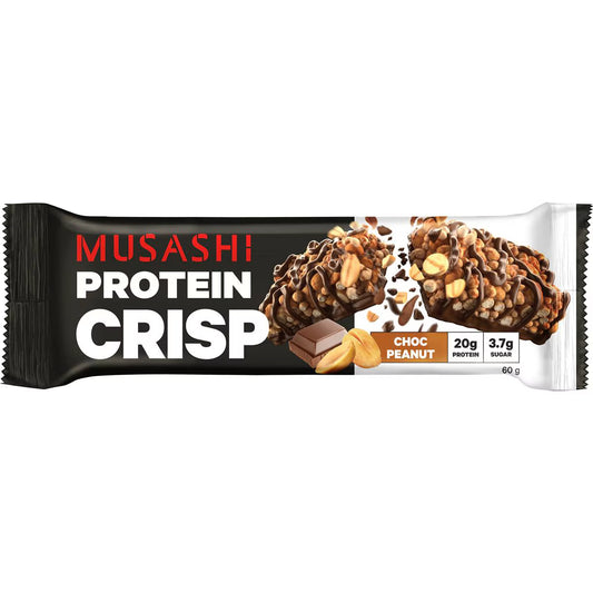 Crisp Protein Bar Chocolate Peanut | 60g | Musashi | YG-111703-MC-977304