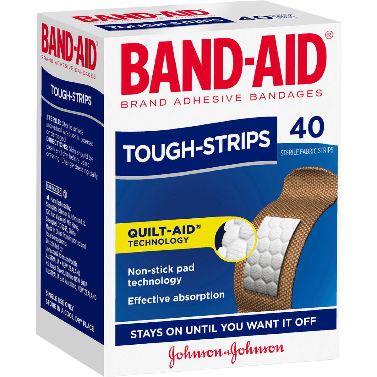 Tough Strips Brand | 40 Pack | Band-Aid | YG-111913-MC-977936
