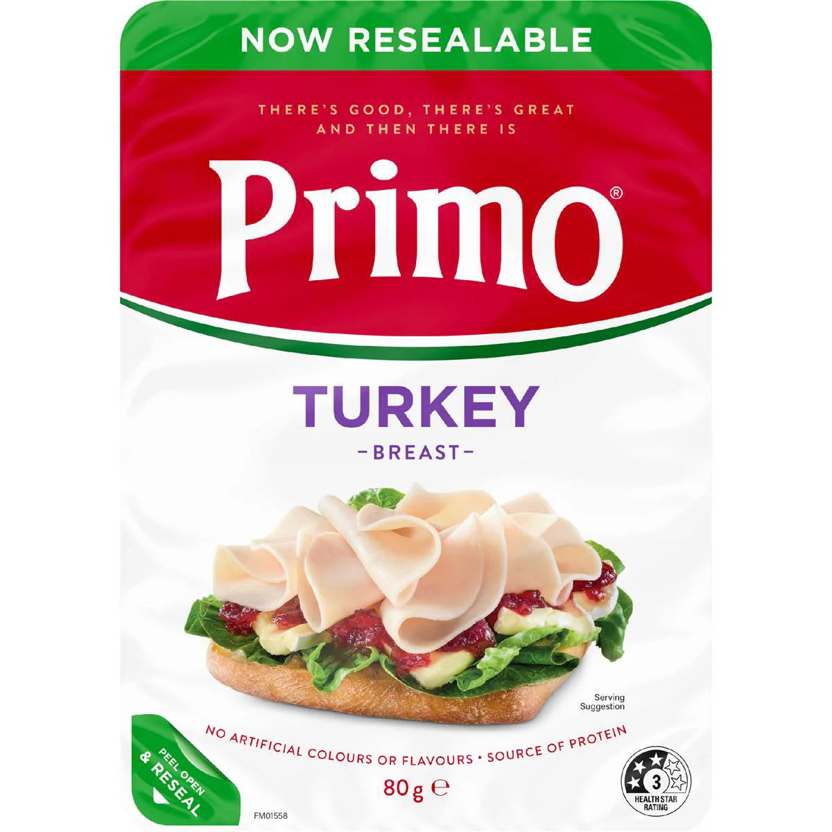 Turkey Breast Sliced | 80g | Primo | YG-113117-MC-980824