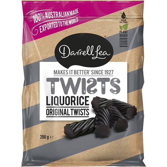 Liquorice Twists | 280g | Darrell Lea | YG-111679-MC-977085