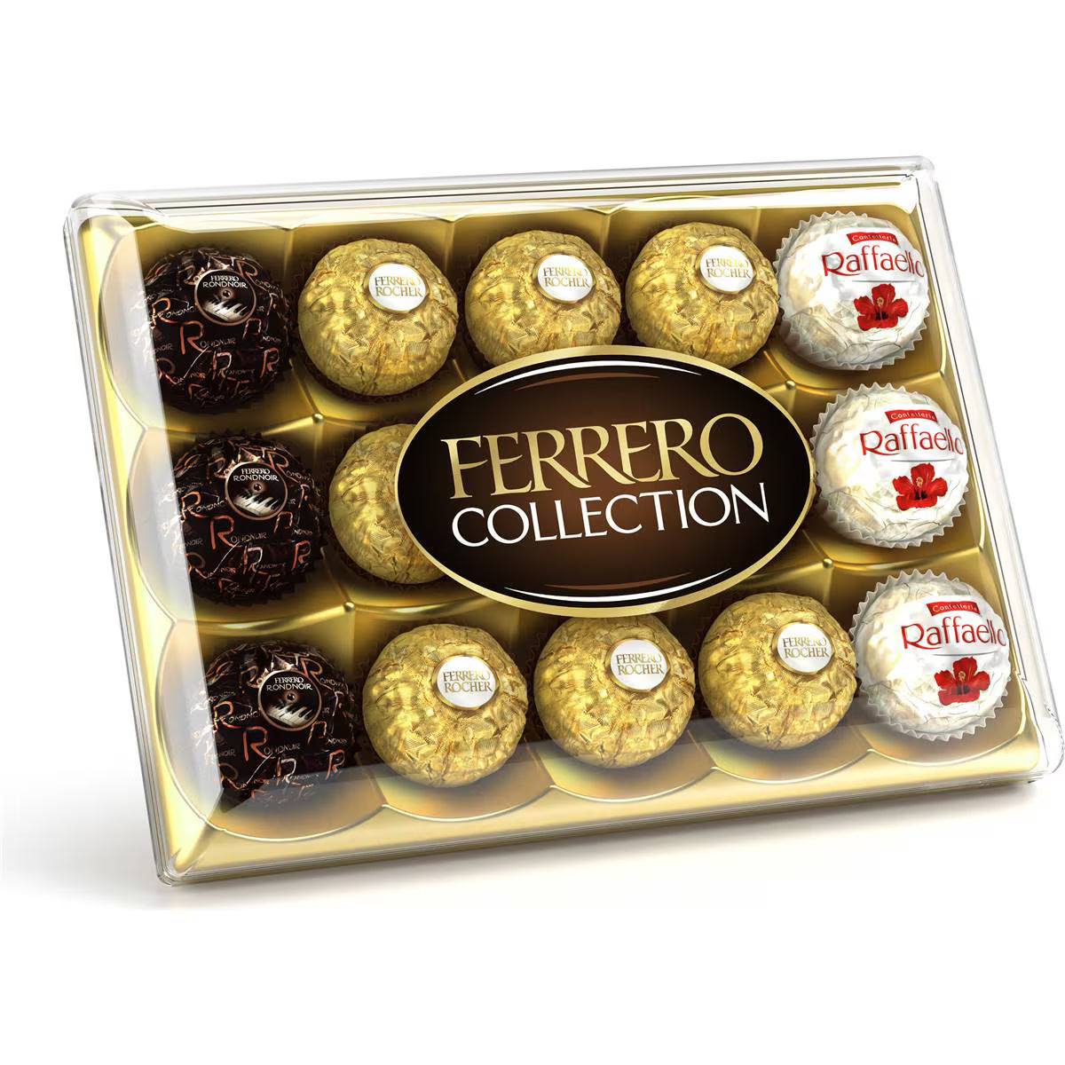 Rocher Raffaello Rondnoir Chocolate Gift Box | 15 Pack | Ferrero | YG-112717-MC-977695
