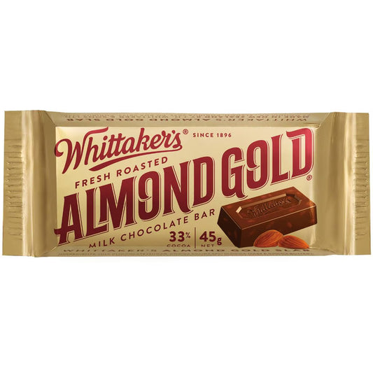 Almond Gold Slab | 45g | Whittaker's | YG-112715-MC-977691