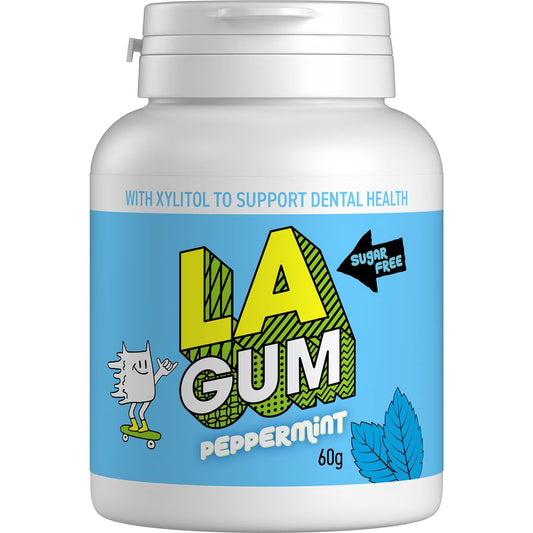 Peppermint Sugar Free Chewing Gum Bottle | 60g | La | YG-111624-MC-976857