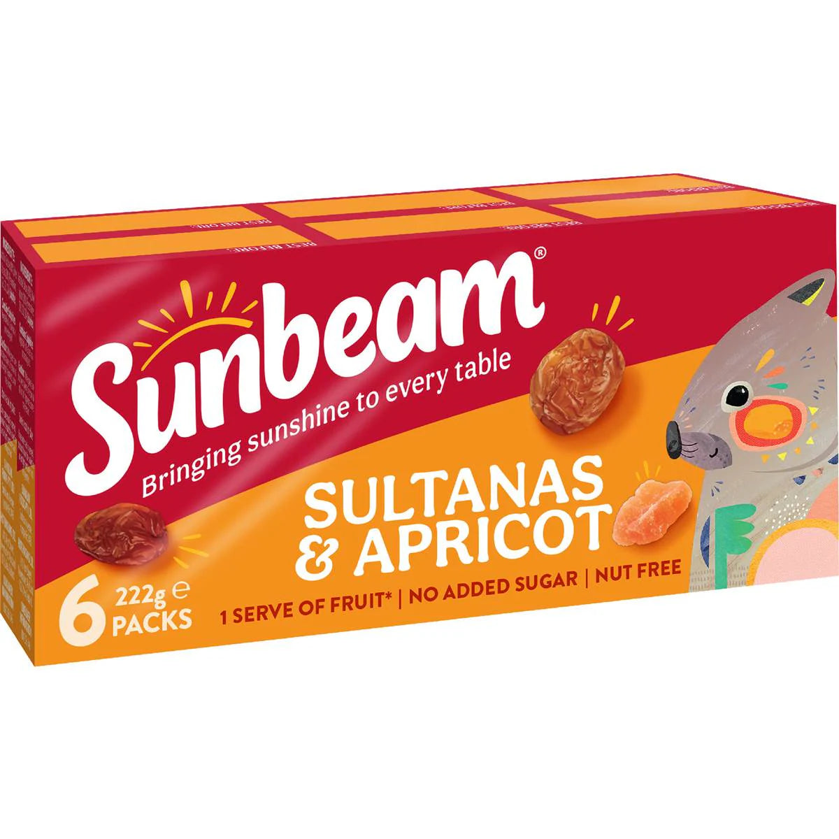 Sultanas & Apricot | 222g 6 Pack | Sunbeam | YG-008074-WW-159544
